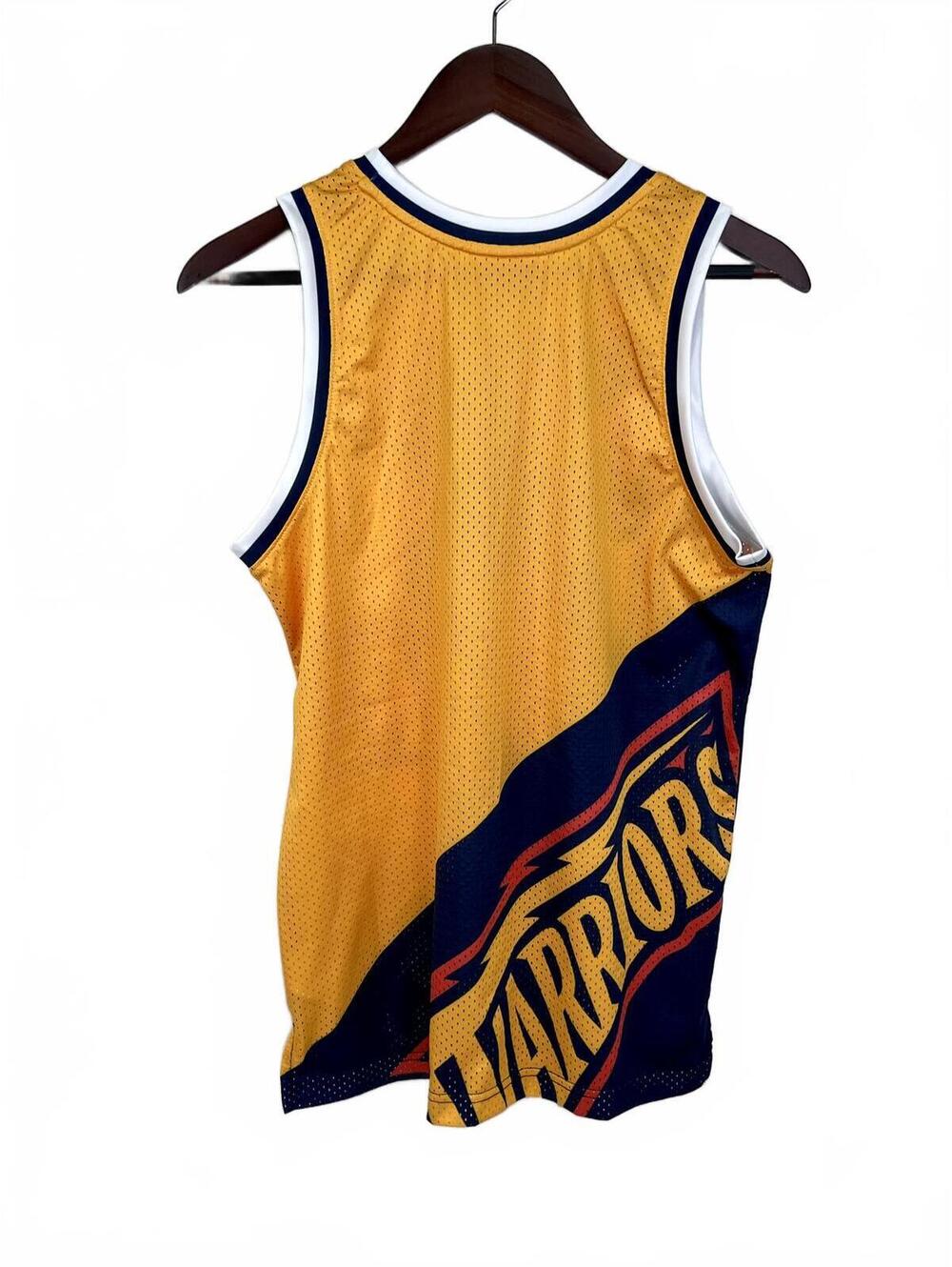 Golden State Warriors Youth Size Large Hardwood Classics Basketball Jersey Tank - Picture 2 of 10